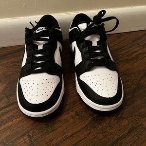 Brand New Nike Dunk Low Panda - White/Black - White / 9. Brand New!